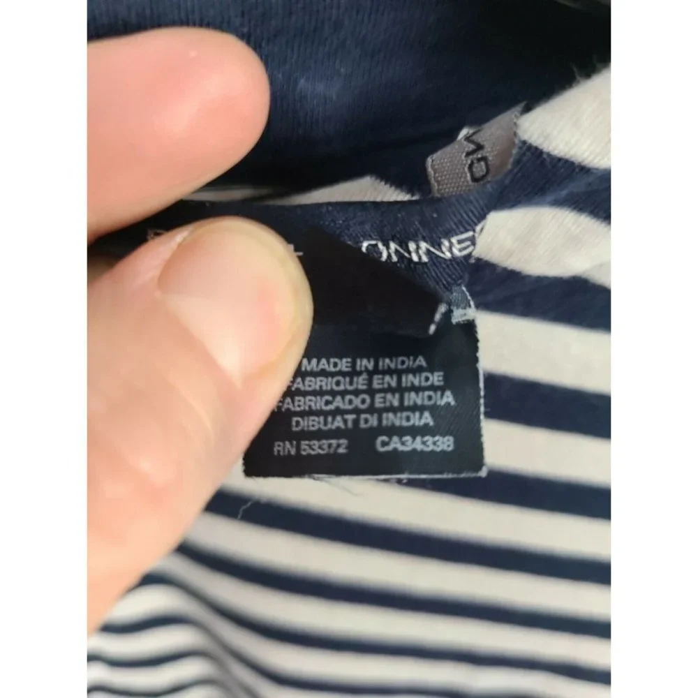 French Connection Striped Cap Sleeve Mini Dress 10 - Picture 7 of 8